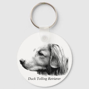 Duck Tolling Retriever Dog Engraving Pictures Schlüsselanhänger