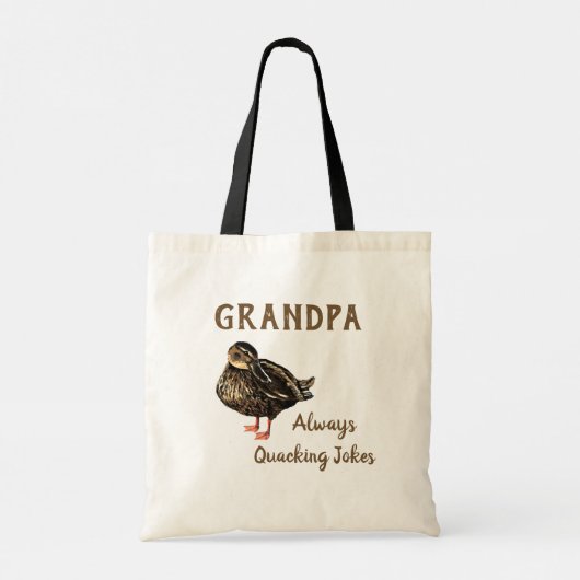 Duck Tote Bag Tragetasche (Rückseite)
