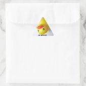 Duck U Dreieckiger Aufkleber (Tasche)
