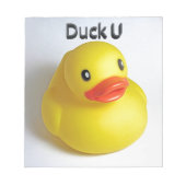Duck U Notizblock (Vorderseite)