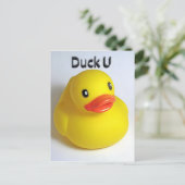 Duck U Postkarte (Stehend Vorderseite)