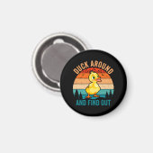 Duck umher und finden Sie heraus Magnet (Vorderseite/Rückseite)