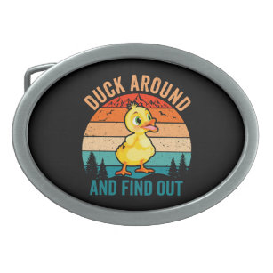 Duck umher und finden Sie heraus Ovale Gürtelschnalle