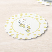 Duck- und Duckling-Babydusche Untersetzer (angewinkelt)