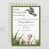 Duck- und Labrador-Babydusche Einladung (Vorne/Hinten)