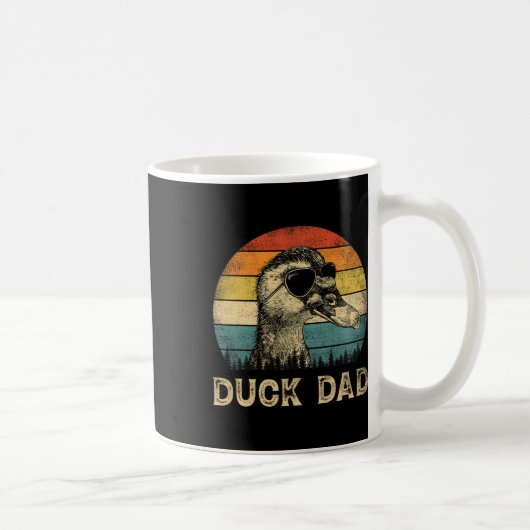 Duck Vater Duck Lovers Daddy Vatertag Kaffeetasse (Rechts)