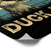 Duck Vater Duck Lovers Daddy Vatertag Poster (Ecke)