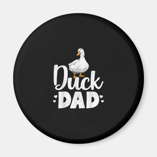 Duck Vater Funny Water Ducklings Bauer Geschenke Magnet (Vorne)