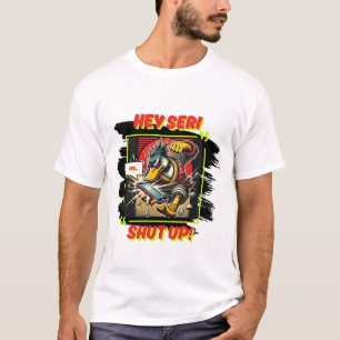 Duck versus Seri auf Iphone T-Shirt