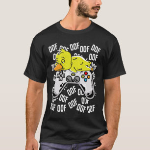 Duck Video Game Noob Oof Kids Boys Girls T-Shirt