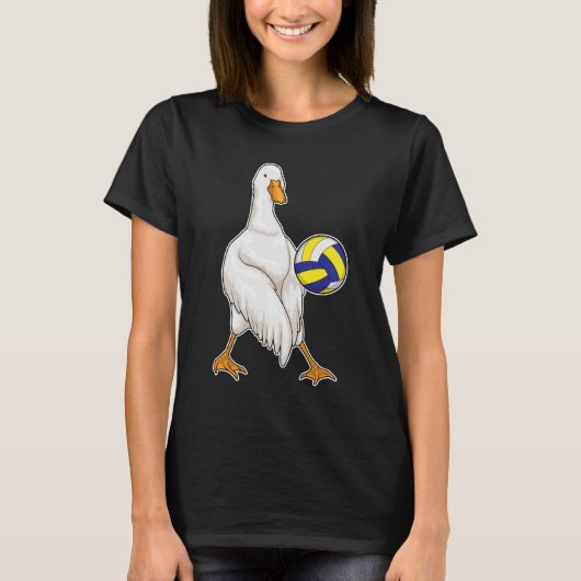Duck Volleyball-Spieler Volleyball T-Shirt (Vorderseite)