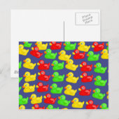 Duck Wallpaper Postkarte (Vorne/Hinten)