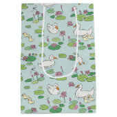 Duck Wasserlilie Gift Bag Mittlere Geschenktüte (Rückseite)