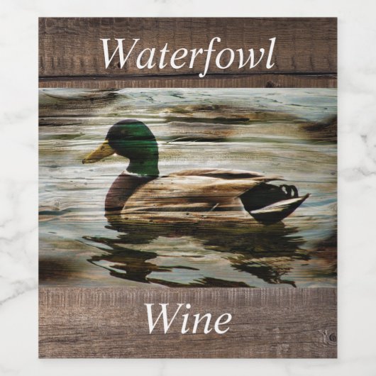 Duck Weinetikett (Einzelnes Label)