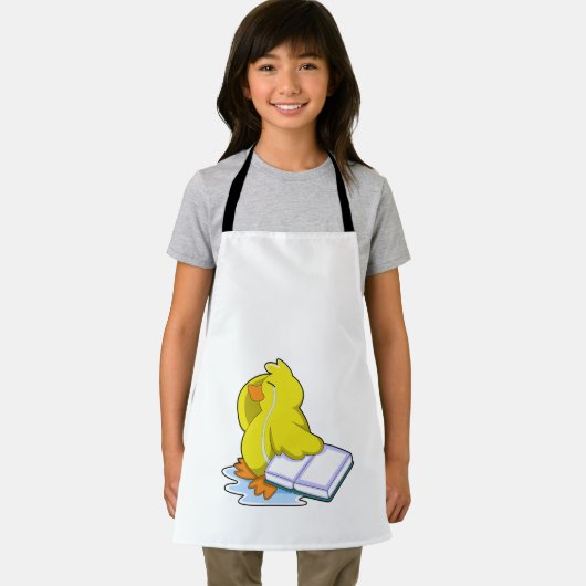 Duck with Book Schürze (Insitu)