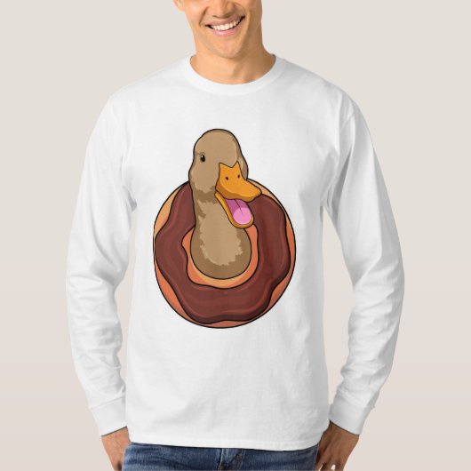 Duck with Donut T-Shirt (Vorderseite)