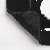Duck with Shuttle - Funny Graphic Badminton Lover Mousepad (Ecke)
