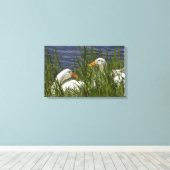 Duck Wrapped Canvas Leinwanddruck (Insitu (Holzboden))