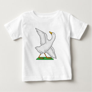 Duck Yoga Mediation Fitness Baby T-shirt
