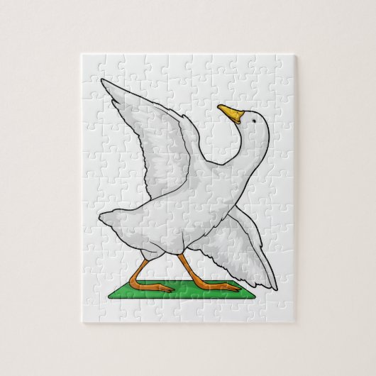 Duck Yoga Mediation Fitness Puzzle (Vertikal)