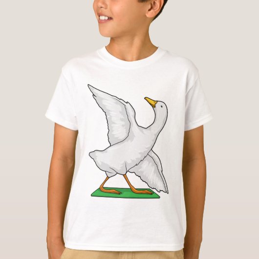 Duck Yoga Mediation Fitness T-Shirt (Vorderseite)