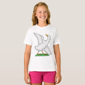Duck Yoga Mediation Fitness T-Shirt (Vorne ganz)