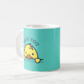 Duck You Puck Kaffeetasse (Vorderseite Links)