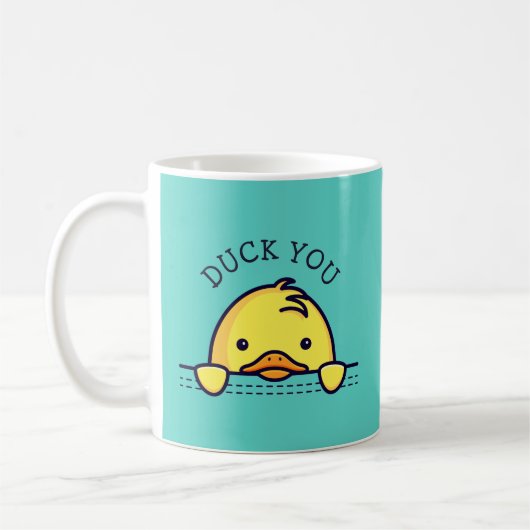 Duck You Puck Kaffeetasse (Links)