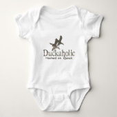 DUCKAHOLIC BABY STRAMPLER (Vorderseite)