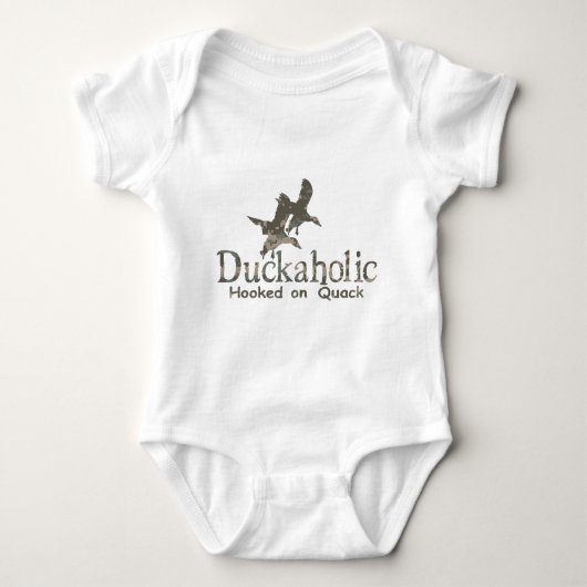 DUCKAHOLIC BABY STRAMPLER (Vorderseite)