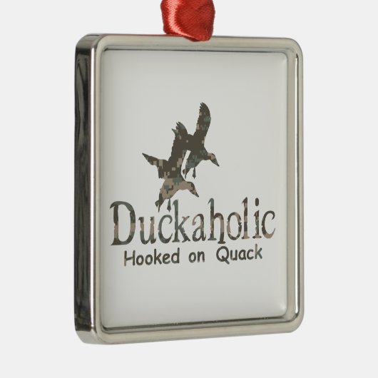 DUCKAHOLIC ORNAMENT AUS METALL (Rechts)
