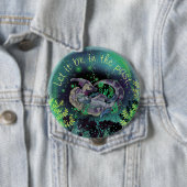 Duckbill Dinosaur Art Button (Beispiel)