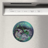 Duckbill Dinosaur Art Magnet (In Situ (Geschirrspüler))