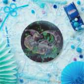 Duckbill Dinosaur Art Pappteller (Party)