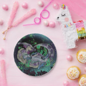 Duckbill Dinosaur Art Pappteller (Party)