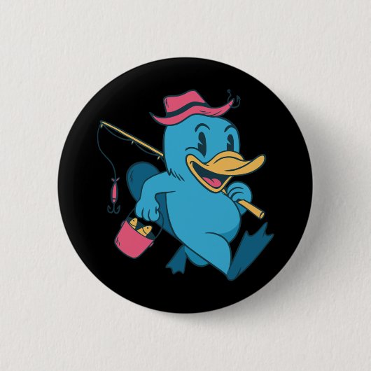 Duckbill Fisherman Button (Vorderseite)
