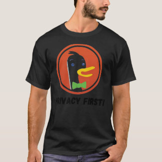 Duckduckgo Privacy Web Browser For Internet   T-Shirt