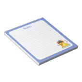 Duckeln mit Schirmhut Notizblock (angewinkelt)