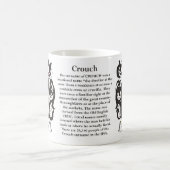 Ducken sich Familien-Wappen Tasse (Mittel)