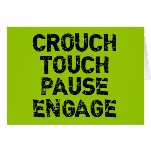 Ducken sich Touch-Pause sich engagieren