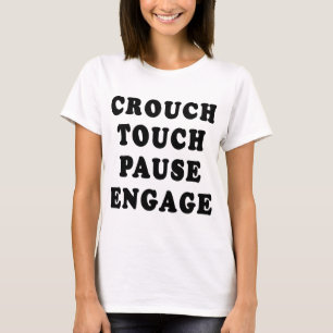 Ducken sich Touch-Pause sich engagieren T-Shirt