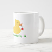 Ducken Sie die Hallen Jumbo-Tasse (Vorderseite Rechts)