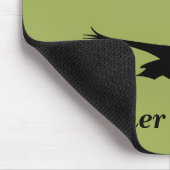 Ducken Sie diese lustige Enten-Jagd-Mausunterlage Mousepad (Ecke)