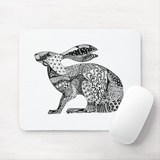 Duckende Hasen Mousepad (Mit Mouse)