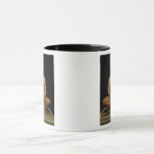 Duckende Schreiber-Statue Tasse (Zentrum)