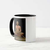 Duckende Schreiber-Statue Tasse (Vorderseite Links)