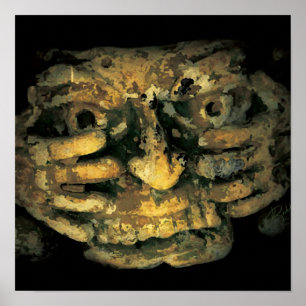 Duckende Skulptur Poster