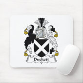 Duckett Familienwappen Mousepad (Mit Mouse)
