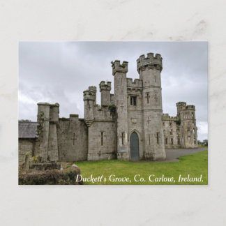 Duckett's Grove Mansion ruins, Grafschaft Carlow,  Feiertagspostkarte