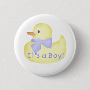 Duckie ist es ein Junge Button